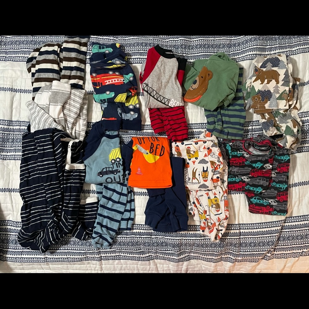 20 piece pajamas for boys